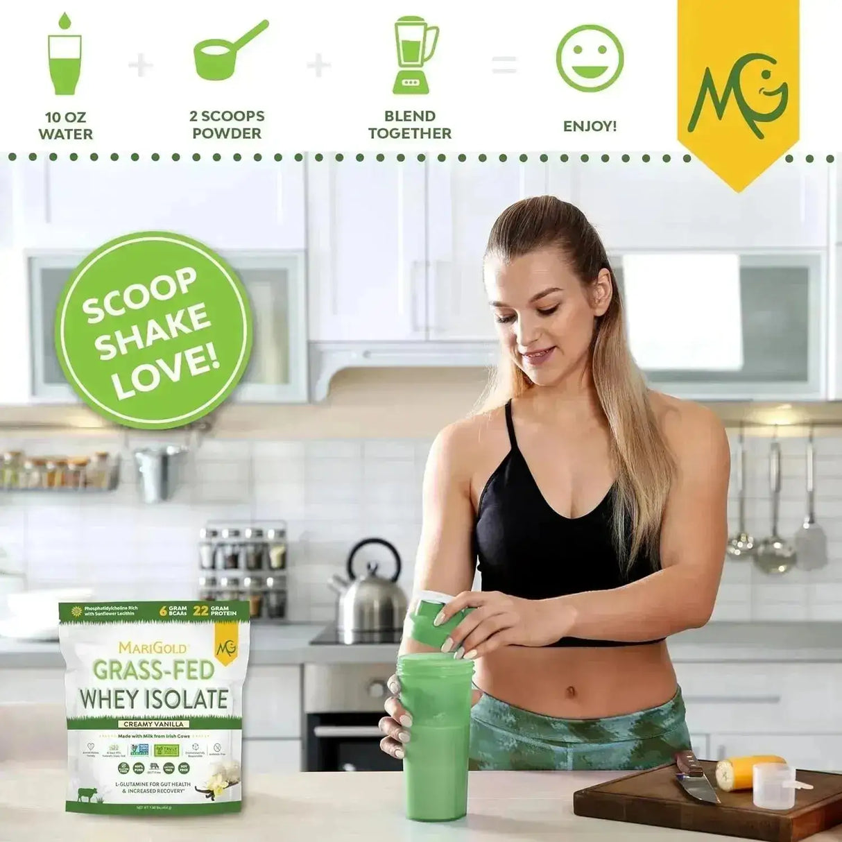 MARIGOLD - MariGold Grass-fed Whey Protein Isolate Powder Creamy Vanilla 454Gr. - The Red Vitamin MX - Suplementos Alimenticios - {{ shop.shopifyCountryName }}