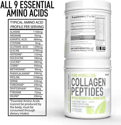 GIANT SPORTS - Giant Sports Collagen Peptide Powder 528Gr. - The Red Vitamin MX - Suplementos Alimenticios - {{ shop.shopifyCountryName }}