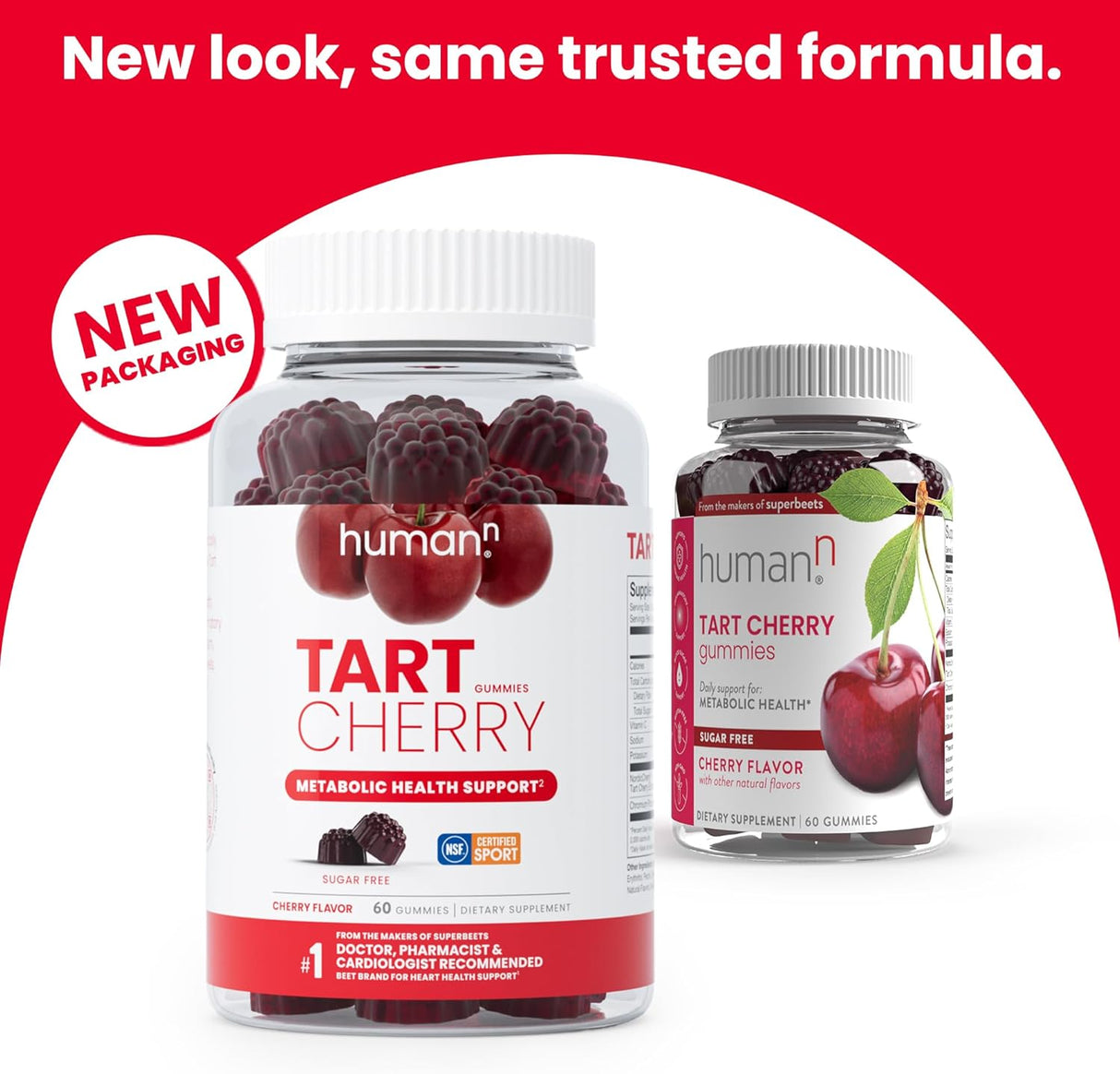 humanN Tart Cherry Gummies 60 Gomitas