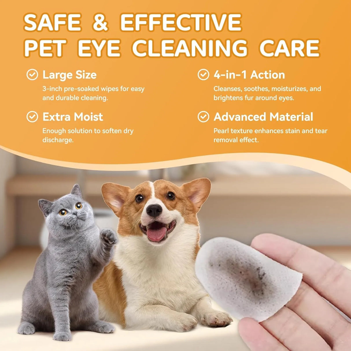 SENLONG - Senlong Eyes Wipes for Dogs 220 Toallitas - The Red Vitamin MX - Cuidado De Los Ojos De Los Perros - {{ shop.shopifyCountryName }}