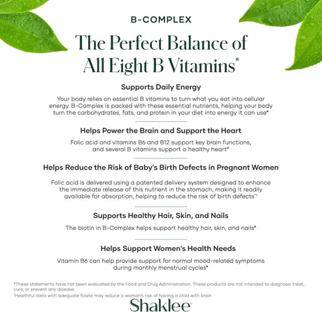 SHAKLEE - Shaklee B-Complex 240 Tabletas - The Red Vitamin MX - Suplementos Alimenticios - {{ shop.shopifyCountryName }}