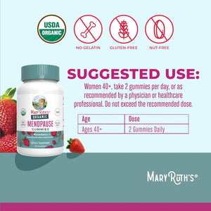 MARY RUTH ORGANICS - MaryRuth's Organic Menopause Gummies 60 Gomitas - The Red Vitamin MX - Suplementos Alimenticios - {{ shop.shopifyCountryName }}