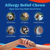 YoYoBay Dog Allergy Relief Chews Duck & Pear 180 Masticables