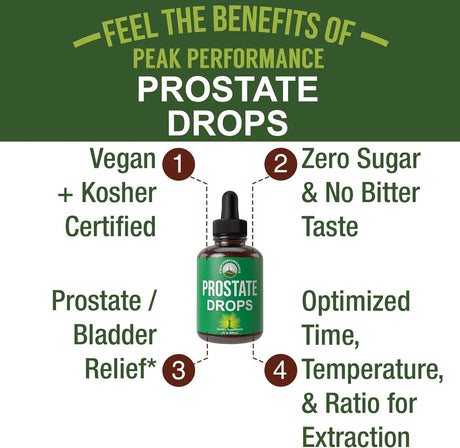 PEAK PERFORMANCE - Peak Performance Prostate Support Drops 2 Fl.Oz. - The Red Vitamin MX - Suplementos Alimenticios - {{ shop.shopifyCountryName }}