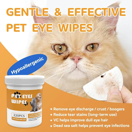 SENLONG - Senlong Eyes Wipes for Dogs 220 Toallitas - The Red Vitamin MX - Cuidado De Los Ojos De Los Perros - {{ shop.shopifyCountryName }}