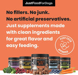 JUSTFOODFORDOGS - JustFoodForDogs 10-in-1 Multifunctional Supplement Chews for Dogs 45 Masticables - The Red Vitamin MX - Multivitamínicos Para Perros - {{ shop.shopifyCountryName }}