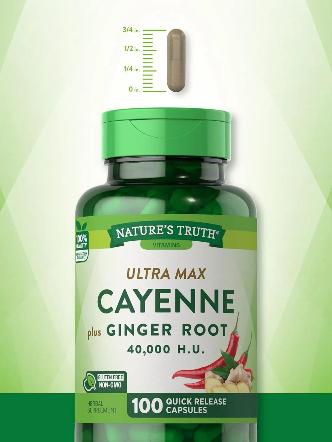 NATURE'S TRUTH - Nature's Truth Cayenne Pepper with Ginger Root 100 Capsulas - The Red Vitamin MX - Suplementos Alimenticios - {{ shop.shopifyCountryName }}