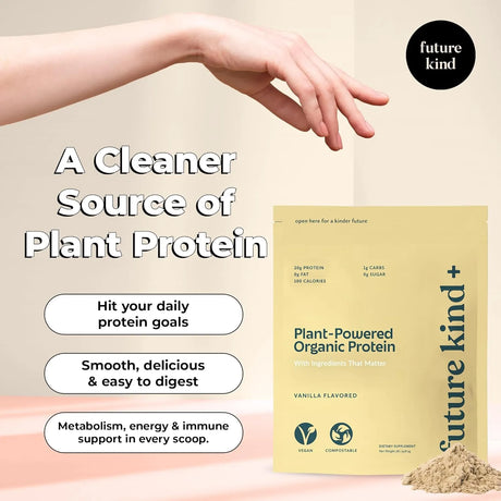 FUTURE KIND - Future Kind Vegan Protein Powder Vanilla 34 Servicios 928Gr. - The Red Vitamin MX - Suplementos Alimenticios - {{ shop.shopifyCountryName }}