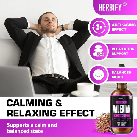 HERBIFY - HERBIFY Valerian Root Supplement 2 Fl.Oz. - The Red Vitamin MX - Suplementos Alimenticios - {{ shop.shopifyCountryName }}