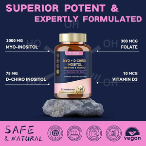 TOTARIA - Totaria Myo-Inositol & D-Chiro Inositol 120 Capsulas - The Red Vitamin MX - Suplementos Alimenticios - {{ shop.shopifyCountryName }}