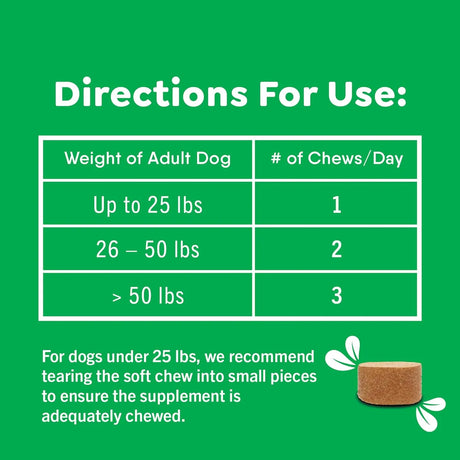 GREENIES - Greenies Supplements Digestive Health Probiotics for Dogs Chicken Flavor 80 Masticables - The Red Vitamin MX - Probióticos Para Perros - {{ shop.shopifyCountryName }}
