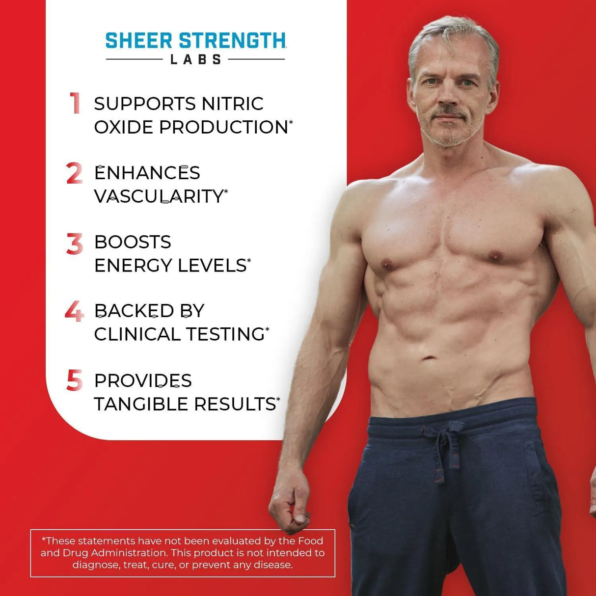 SHEER STRENGTH LABS - Sheer Strength Labs Nitric Oxide Booster for Men 120 Capsulas - The Red Vitamin MX - Suplementos Alimenticios - {{ shop.shopifyCountryName }}