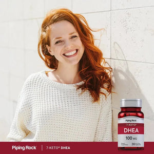 PIPING ROCK - Piping Rock 7 Keto DHEA 100Mg. 30 Capsulas - The Red Vitamin MX - Suplementos Alimenticios - {{ shop.shopifyCountryName }}