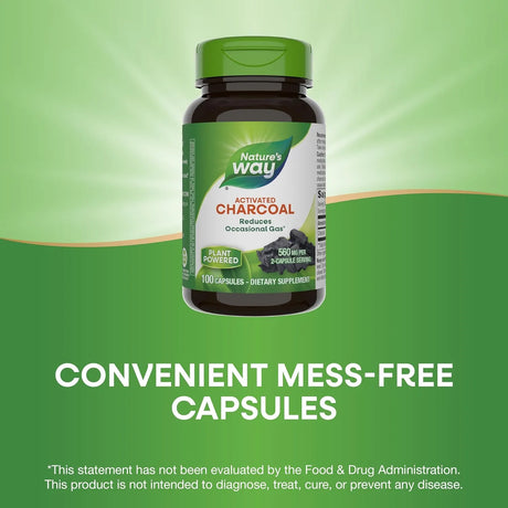 NATURE'S WAY - Nature's Way Activated Charcoal 560Mg. 100 Capsulas - The Red Vitamin MX - Suplementos Alimenticios - {{ shop.shopifyCountryName }}