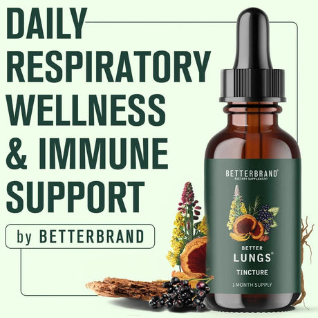 BETTERBRAND - Betterbrand BetterLungs Tincture 60Ml. - The Red Vitamin MX - Suplementos Alimenticios - {{ shop.shopifyCountryName }}