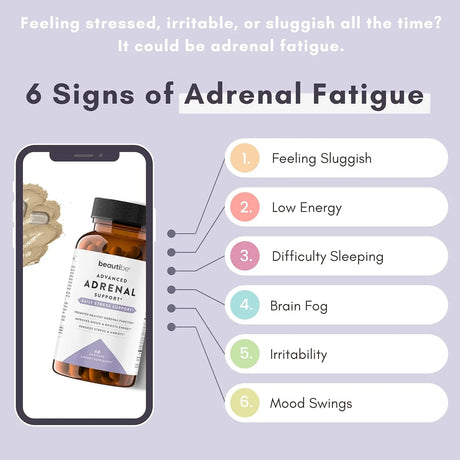 BEAUTIBE - BeautiBe Adrenal Support 60 Capsulas - The Red Vitamin MX - Suplementos Alimenticios - {{ shop.shopifyCountryName }}