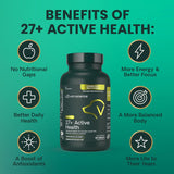 VetriScience Senior 27+ Active Health 90 Tabletas Masticables