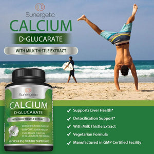 SUNERGETIC - Sunergetic Premium Calcium D-Glucarate 60 Capsulas - The Red Vitamin MX - Suplementos Alimenticios - {{ shop.shopifyCountryName }}