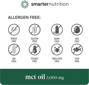 SMARTER NUTRITION - Smarter Nutrition MCT Oil 90 Capsulas Blandas - The Red Vitamin MX - Suplementos Alimenticios - {{ shop.shopifyCountryName }}