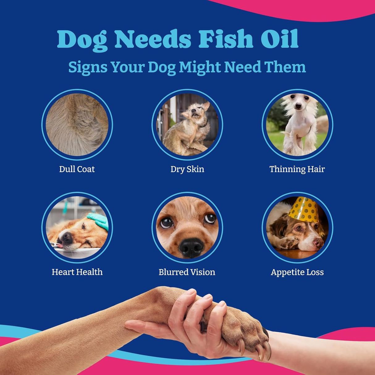YoYoBay Omega 3 Fish Oil for Dogs 180 Masticables