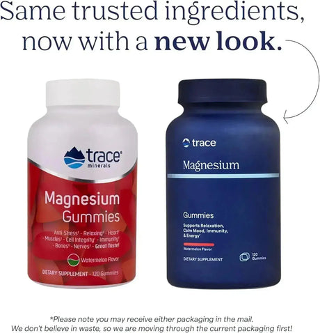 TRACE MINERALS - Trace Minerals Magnesium Gummies Watermelon 120 Gomitas - The Red Vitamin MX - Suplementos Alimenticios - {{ shop.shopifyCountryName }}