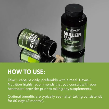 HAVASU NUTRITION - HAVASU NUTRITION Mullein Leaf Extract 180 Capsulas - The Red Vitamin MX - Suplementos Alimenticios - {{ shop.shopifyCountryName }}