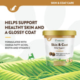 NaturVet Skin and Coat Plus Omegas 70 Masticables