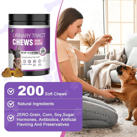 TTLXBL - TTLXBL Dog UTI Treatment Cranberry Supplement for Dogs 200 Masticables - The Red Vitamin MX - Salud De Tracto Urinario Para Perros - {{ shop.shopifyCountryName }}