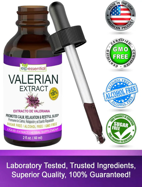ELP ESSENTIAL - ELP ESSENTIAL Valerian Root Extract Drops 2 Fl.Oz. - The Red Vitamin MX - Suplementos Alimenticios - {{ shop.shopifyCountryName }}