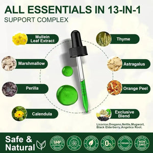 AKSDFM - AKSDFM Mullein Drops for Lung Cleanse 2 Fl.Oz. - The Red Vitamin MX - Suplementos Alimenticios - {{ shop.shopifyCountryName }}