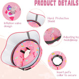 Toptakeit Elevated Inflatable Dog Cone Collar PINK XXLARGE