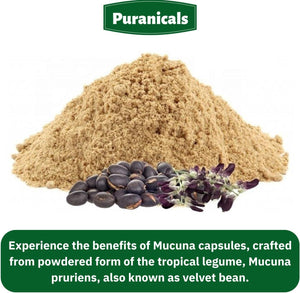 PURANICALS - Puranicals Mucuna Premium 320 Capsulas - The Red Vitamin MX - Suplementos Alimenticios - {{ shop.shopifyCountryName }}