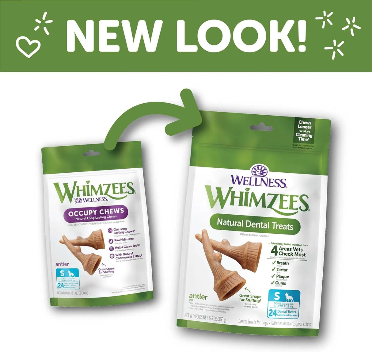 WELLNESS WHIMZEES - WHIMZEES Wellness Occupy Dog Dental Treats Small Size 24 Piezas - The Red Vitamin MX - Cuidado Dental Para Perros - {{ shop.shopifyCountryName }}
