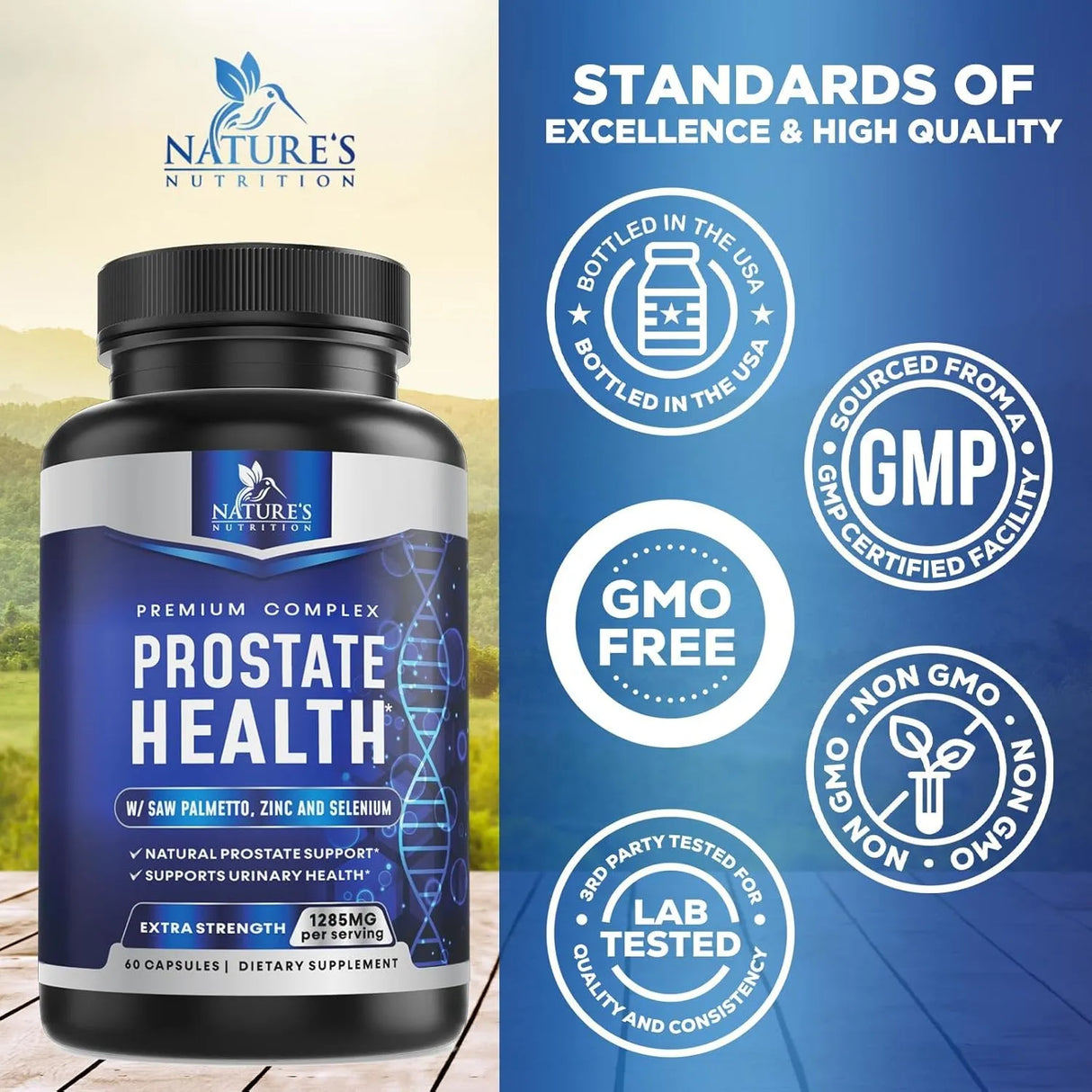 NATURE'S NUTRITION - Nature's Nutrition Prostate Health 60 Capsulas - The Red Vitamin MX - Suplementos Alimenticios - {{ shop.shopifyCountryName }}