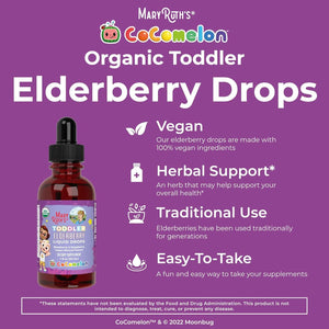 MARY RUTH ORGANICS - MaryRuth Organics Cocomelon Toddler Elderberry Syrup 1 Fl.Oz. - The Red Vitamin MX - Suplementos Alimenticios - {{ shop.shopifyCountryName }}