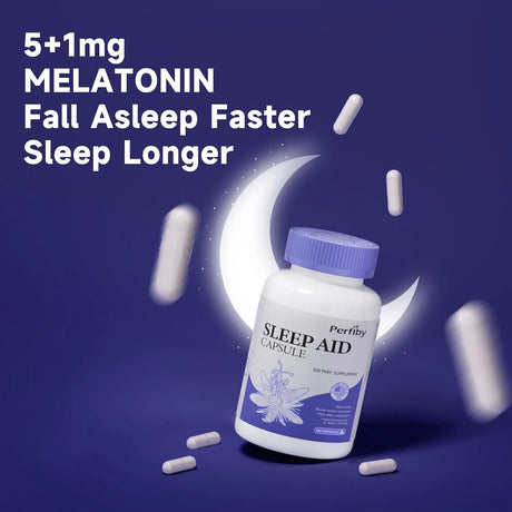 PERFIBY - Perfiby Dual-Action Sleep Aid Melatonin 6Mg. and Elderberry Complex 120 Capsulas - The Red Vitamin MX - Suplementos Alimenticios - {{ shop.shopifyCountryName }}
