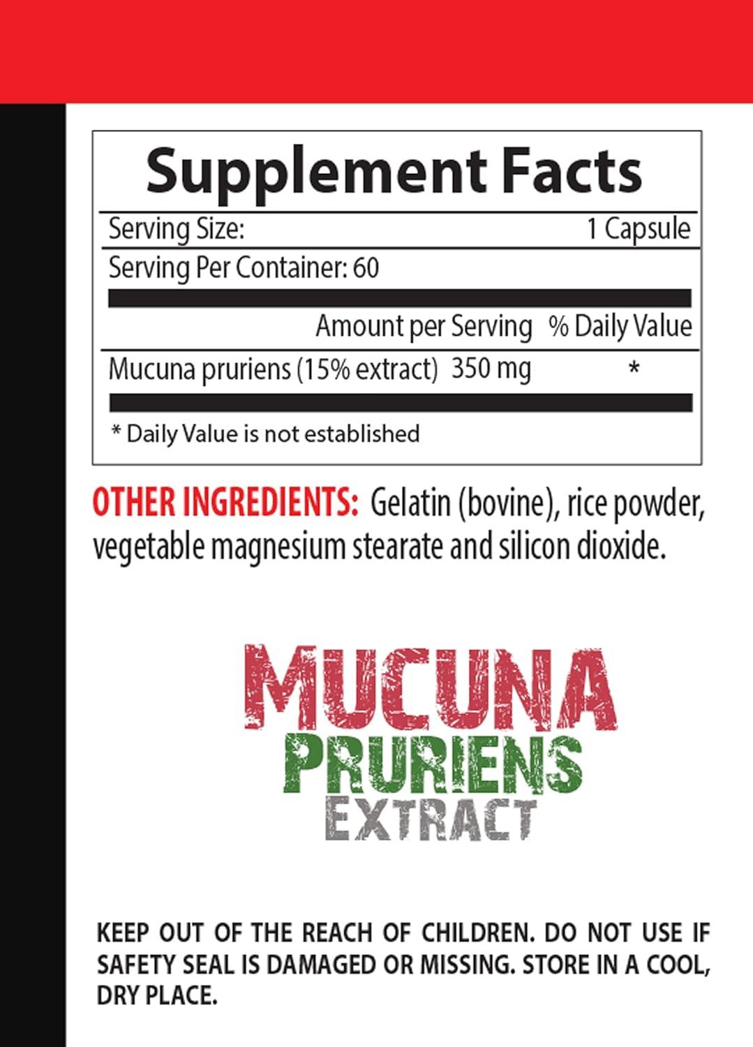 VIP VITAMINS - VIP VITAMINS Mucuna Puriens 350Mg. 60 Capsulas 2 Pack - The Red Vitamin MX - Suplementos Alimenticios - {{ shop.shopifyCountryName }}