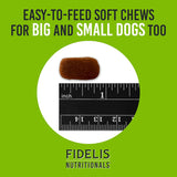 FIDELIS Probiotic Plus+ Pet Probiotics for Dogs 120 Masticables