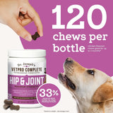 DR. JOSEPH'S - Dr. Joseph's VetPro Complete Dog Hip and Joint Chicken Flavored 120 Masticables - The Red Vitamin MX - Cuidado De Cadera Y Articulaciones Para Perros - {{ shop.shopifyCountryName }}