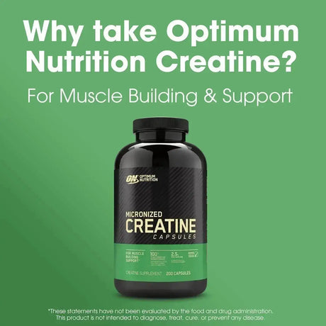 OPTIMUM NUTRITION - Optimum Nutrition Micronized Creatine Monohydrate 2500Mg. 200 Capsulas - The Red Vitamin MX - Suplementos Alimenticios - {{ shop.shopifyCountryName }}