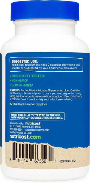 NUTRICOST - Nutricost Camu Camu 1000Mg. 120 Capsulas - The Red Vitamin MX - Suplementos Alimenticios - {{ shop.shopifyCountryName }}