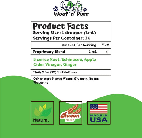 WOOF N PURR - Woof 'n' Purr Dog Ear Infection Treatment 1 Fl.Oz. - The Red Vitamin MX - Cuidado Del Oído De Perros - {{ shop.shopifyCountryName }}
