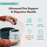 NATURAL DOG COMPANY - Natural Dog Company Probiotic Chews for Dogs Chicken Flavor 45 Masticables - The Red Vitamin MX - Probióticos Para Perros - {{ shop.shopifyCountryName }}