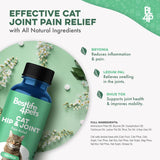 BestLife4Pets Cat Hip and Joint Pain Relief Supplement 400 Tabletas