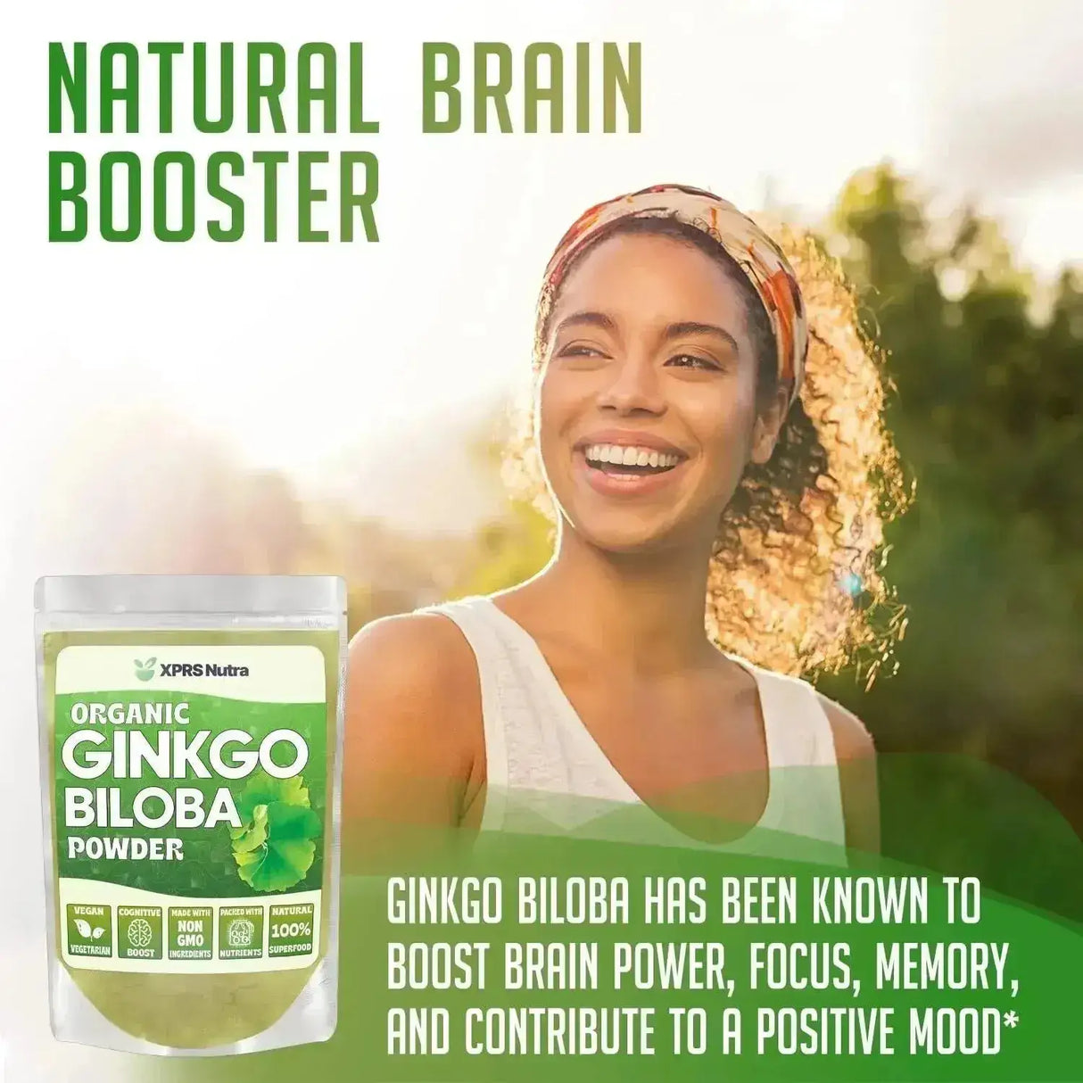 XPRS NUTRA - XPRS Nutra Organic Ginkgo Biloba Powder 453Gr. - The Red Vitamin MX - Suplementos Alimenticios - {{ shop.shopifyCountryName }}