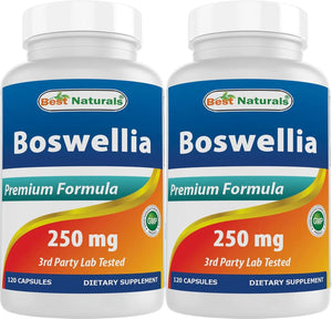 BEST NATURALS - Best Naturals Boswellia Serrata 250Mg. 120 Capsulas 2 Pack - The Red Vitamin MX - Suplementos Alimenticios - {{ shop.shopifyCountryName }}