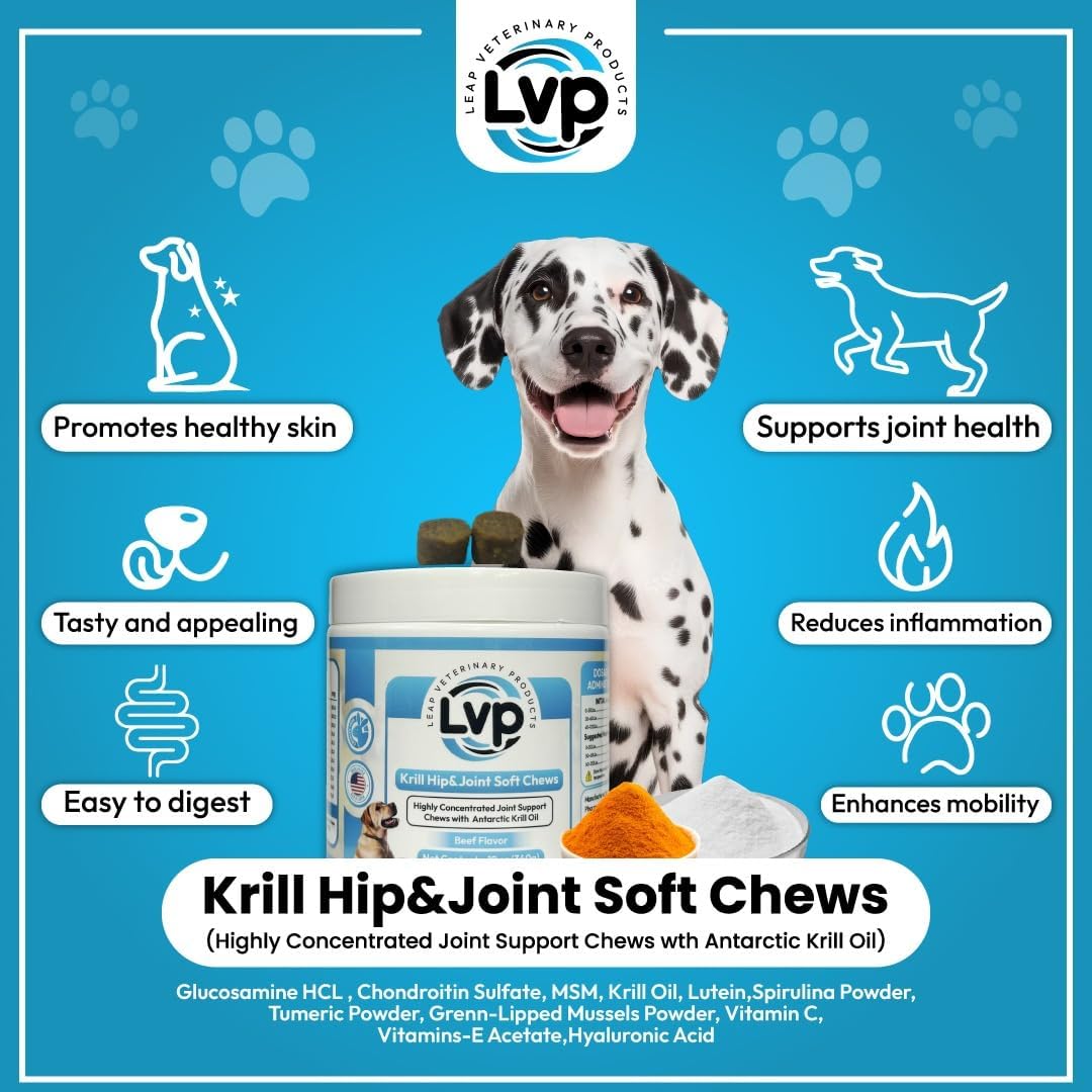 Leap Pharmaceuticals Pet Hip & Joint Supplements 90 Masticables
