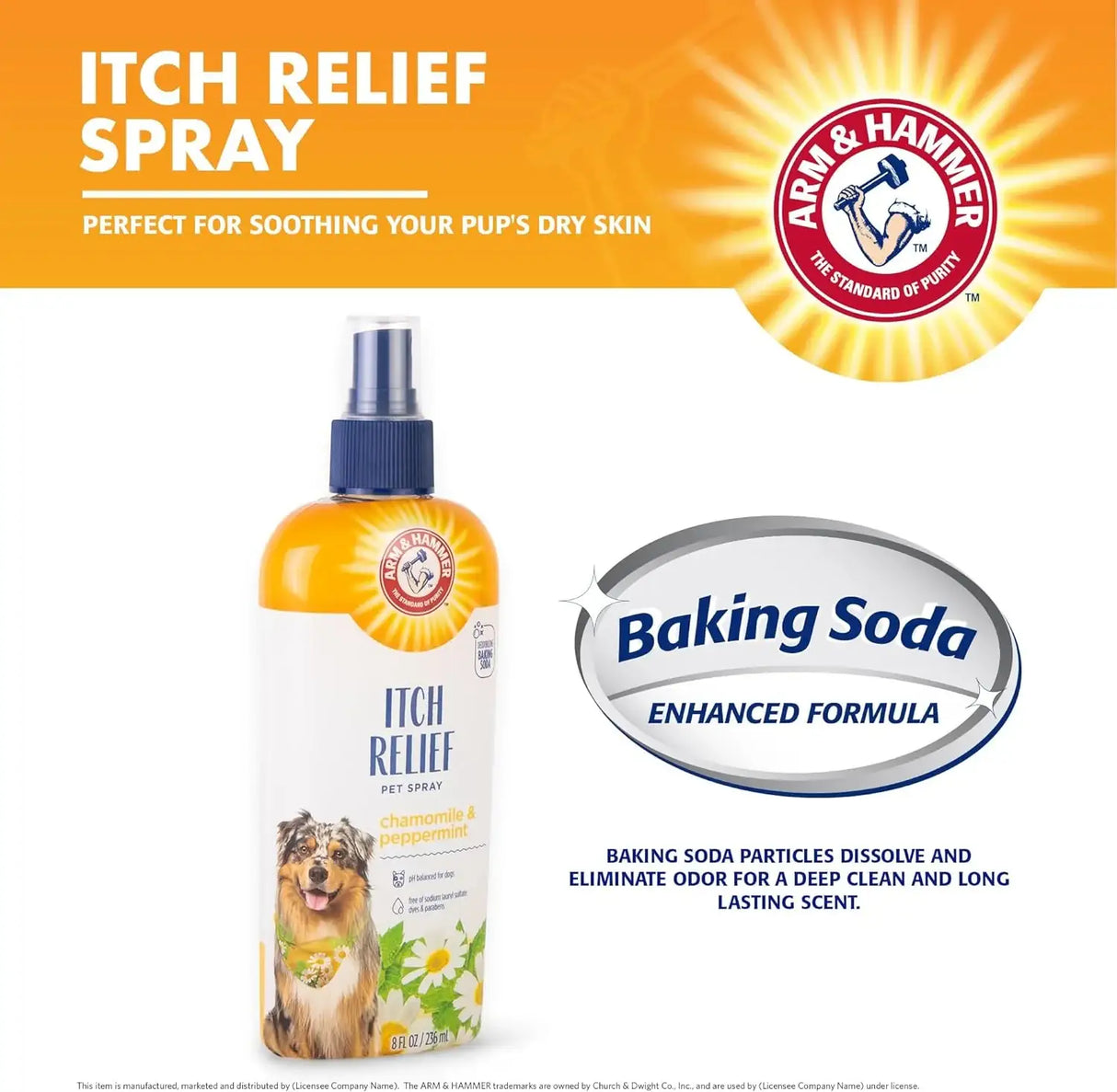 ARM & HAMMER - Arm & Hammer for Pets Itch Relief Spray for Dogs 8 Fl.Oz. - The Red Vitamin MX - Remedios Para La Picazón De Perros - {{ shop.shopifyCountryName }}