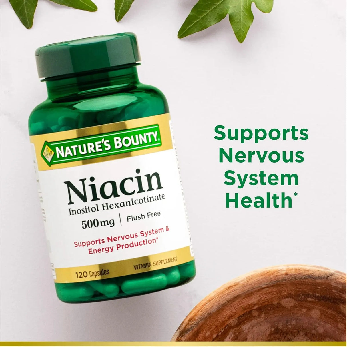 NATURE'S BOUNTY - Nature's Bounty Niacin 500Mg. 120 Capsulas - The Red Vitamin MX - Suplementos Alimenticios - {{ shop.shopifyCountryName }}