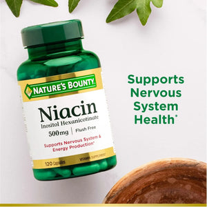 NATURE'S BOUNTY - Nature's Bounty Niacin 500Mg. 120 Capsulas - The Red Vitamin MX - Suplementos Alimenticios - {{ shop.shopifyCountryName }}